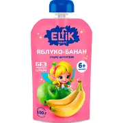Пюре фруктове дитяче ELFIK MAGIC (Ельфік меджик) яблуко, банан Doy-Pack 100 г
