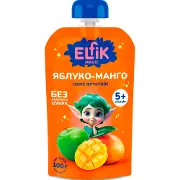 Пюре фруктове дитяче ELFIK MAGIC (Ельфік меджик) яблуко, манго Doy-Pack 100 г