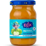 Пюре фруктове дитяче ELFIK MAGIC (Ельфік меджик) яблуко банка 170 г