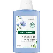 Шампунь для волос KLORANE (Клоран) с волокнами льна для придания обьема тонким волосам Био 200 мл