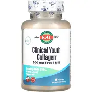 Коллаген омолаживающий KAL (Кал) Youth Collagen для улучшения эластичности кожи, уменьшения морщин и укрепления волос и ногтей капсулы 60 шт