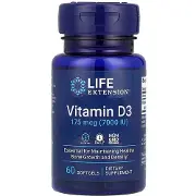 Вітамін Д3 LIFE EXTENSION (Лайф Екстеншн) Vitamin D3 7000 МО капсули 60 шт
