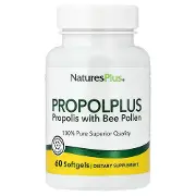 Прополіс NATURES PLUS (Натурес плюс) Propolis w / Bee Pollen бджолиний пилок капсули 60 шт