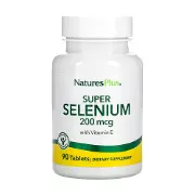 Селен NATURES PLUS (Натурес плюс) Super Selenium 200 мкг таблетки флакон 90 шт