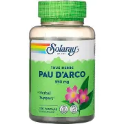 По Д'арко SOLARAY (Солорай) Pau D'Arco 550 мг капсулы для укрепления иммунной системы флакон 100 шт