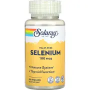 Селен без дріжджів SOLARAY (Солорай) Selenium 100 мкг капсули флакон 90 шт