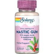 Смола мастикового дерева SOLARAY (Солорай) Mastic Gum экстракт 1000 мг капсулы флакон 45 шт