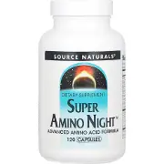 Аминокислотный комплекс для сна SOURCE NATURALS (Сорс Нейчералс) Super Amino Night капсулы 120 шт