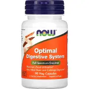 Ферменты для пищеварения NOW (Нау) Optimal Digestive System капсулы флакон 90 шт