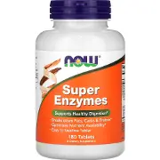 Ферменты для пищеварения NOW (Нау) Super Enzymes таблетки флакон 180 шт