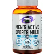 Мультивітаміни для чоловіків NOW (Нау) Men's Active Multi Sports капсули флакон 180 шт