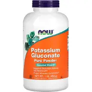 Калію глюконат NOW (Нау) Potassium Gluconate чистий порошок 454 г