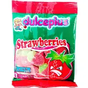 Цукерки жувальні DULCEPLUS (Дульчеплюс) Полуниця (без глютену) 100 г