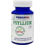 Псиллиум POWERFUL (Поверфул) капсулы для нормализации обмена веществ, способствует выведению токсинов из организма контейнер 100 шт