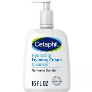 Крем-пінка для обличчя очищуюча CETAPHIL (Сетафіл) Hydrating Foaming Cream Cleanser зволожуюча 473 мл