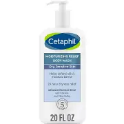Засіб для очищення сухої та чутливої шкіри тіла CETAPHIL (Сетафіл) Moisturizing Relief Body Wash зволожуючий 591 мл