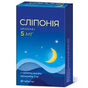 Слипония таблетки по 5 мг упаковка 30 шт