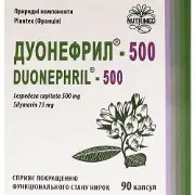Дуонефрил-500 капсули для покращення функціонального стану нирок 9 блістерів по 10 шт
