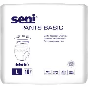 Підгузки-труси для дорослих Seni (Сені) Pants Basic Large (Пантс Базік Лардж) поглинаючі розмір 3 10 шт