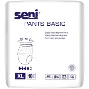 Підгузки-труси для дорослих Seni (Сені) Pants Basic Extra Large (Пантс Базік Екстра Лардж) поглинаючі розмір 4 10 шт