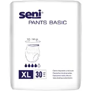 Підгузки-труси для дорослих Seni (Сені) Pants Basic Extra Large (Пантс Базік Екстра Лардж) поглинаючі розмір 4 30 шт