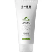Гель для обличчя BABE LABORATORIOS (Бабе Лабораторіос) Stop Akn (Стоп Акн) Microbiome Friendly очищуючий для жирної та проблемної шкіри 200 мл