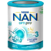 Смесь молочная детская NESTLE (Нестле) Нан 3 Optipro (Оптипро) с 5 олигосахаридами и L. Reuteri для детей от 12 месяцев 800 г