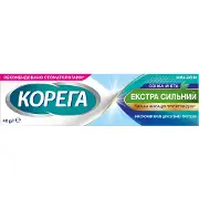 Крем фиксирующий для зубных протезов Корега Экстра Сильный Свежая Мята 40 г