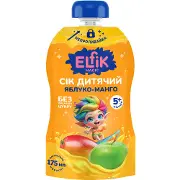 Сік фруктовий дитячий ELFIK MAGIC (Ельфік Меджик) Яблуко-манго з 5-ти місяців no spill-pack 175 мл