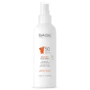 Флюїд-спрей дитячий BABE LABORATORIOS (Бабе Лабораторіос) Pediatric (Педіатрік) сонцезахисний SPF 50 з пантенолом та пребіотиком 200 мл