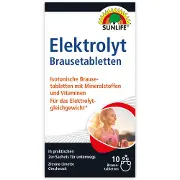 Вітаміни SUNLIFE (Санлайф) Elektrolyte Brausetabletten електроліт шипучі таблетки в саше 10 шт