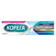 Крем фіксуючий для зубних протезів Корега Екстра сильний Без смаку 40 г