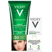 Набір VICHY (Віши) Догляд 2025 Нормадерм флюїд для жирної шкіри 50 мл + гель очищуючий 200 мл