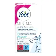 Восковые полоски для депиляции VEET (Вит) Minima (Минима) для чувствительной кожи линии бикини и области под мышками 16 шт