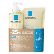 Набір La Roche-Posay (Ля Рош-Позе) Ліпікар AP+ (АП+) Олія для ванни і душу 400 мл + Олія для ванни і душу рефіл 400 мл
