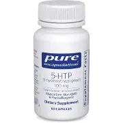 5-HTP Гідрокситриптофан PURE ENCAPSULATIONS (Пьюр Енкапсулейшн) для покращення сну та емоційного стану капсули по 100 мг флакон 60 шт