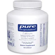 Кальцій Магній (цитрат/малат) 75мг/75мг PURE ENCAPSULATIONS (Пьюр Енкапсулейшн) сприяє зміцненню кісток, зубів, м’язів капсули флакон 180 шт