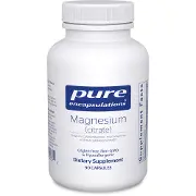 Магній цитрат PURE ENCAPSULATIONS (Пьюр Енкапсулейшн) для підтримки нервової системи та поліпшення сну капсули по 150 мг флакон 90 шт