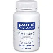 Оптіферин-С PURE ENCAPSULATIONS (Пьюр Енкапсулейшн) OptiFerin-C запобігає дефіциту заліза капсули флакон 60 шт