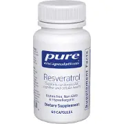Ресвератрол PURE ENCAPSULATIONS (Пьюр Енкапсулейшн) уповільнює процеси старіння та підтримує серцево-судинну систему капсули флакон 60 шт
