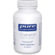 L-Триптофан з вітаміном В6 PURE ENCAPSULATIONS (Пьюр Енкапсулейшн) при тривожності, депресивних станах та порушеннях сну капсули флакон 90 шт