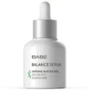 Сыворотка для лица BABE LABORATORIOS (Бабе Лабораториос) Serum (Серум) против высыпаний и расширенных пор с азелоглицином себобалансирующая 30 мл