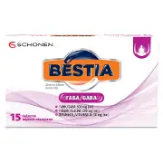 Габа BESTIA (Бестіа) таблетки дієтична добавка упаковка 15 шт
