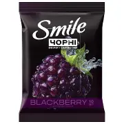 Серветки вологі SMILE (Смайл) чорні з ароматом ожини 10 шт