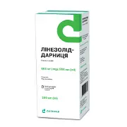Лінезолід-Дарница розчин для інфузій 2 мг/мл по 300 мл флакон 300 мл