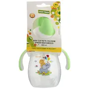 Поїльник дитячий BABY TEAM (Бебі Тім) артикул 5009 з силіконовою трубочкою Слоник 320 мл