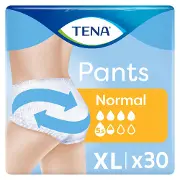 Підгузки-труси для дорослих TENA (Тена) Pants Normal Extra Large (Пентс нормал екстра ладж) розмір XL 30 шт