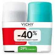 Набор VICHY (Виши) Бом Сет Дезодорант женский + мужской 48 часов 2026