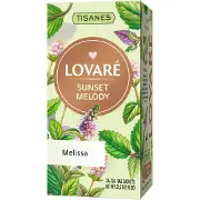 Чай трав'яний LOVARE (Ловаре) Sunset Melody з листя меліси в фільтр-пакетах по 1,3 г 24 шт