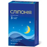 Слипония таблетки по 3 мг упаковка 30 шт